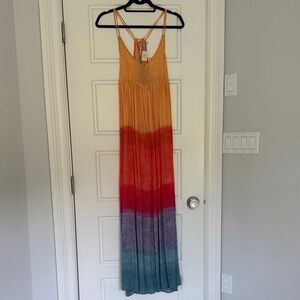 Anthropologie Multicolor Maxi Dress